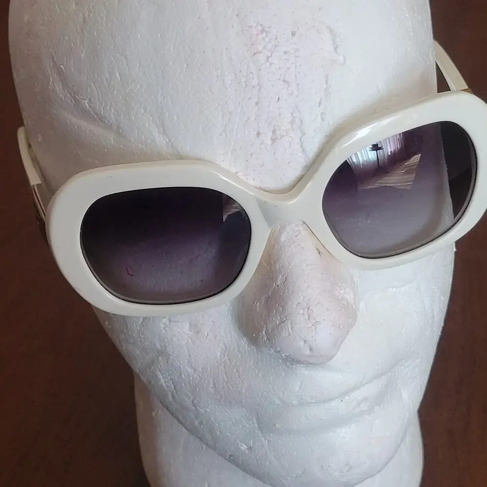 Kate Spade CAREEN/S 0EG8 Y7 White Oval Sunglasses 53x20x135